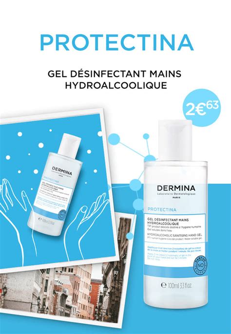 Dermina, des produits dermo.